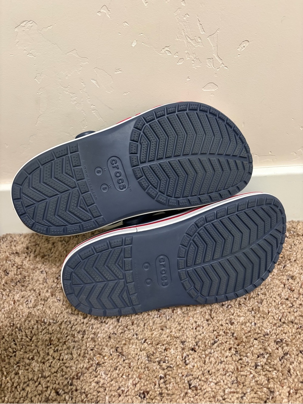 Crocs Bayaband Clog Slippers Sandals Navy Blue Women's Size 8 - Picture 6 of 6
